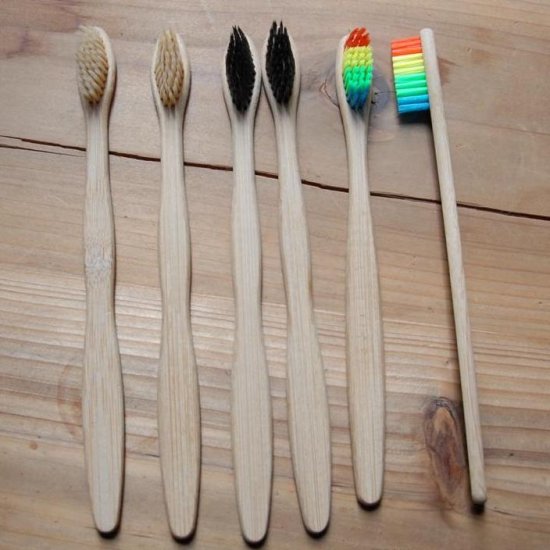 Tandborstar i bambu (7-pack) - Sulje napsauttamalla kuva